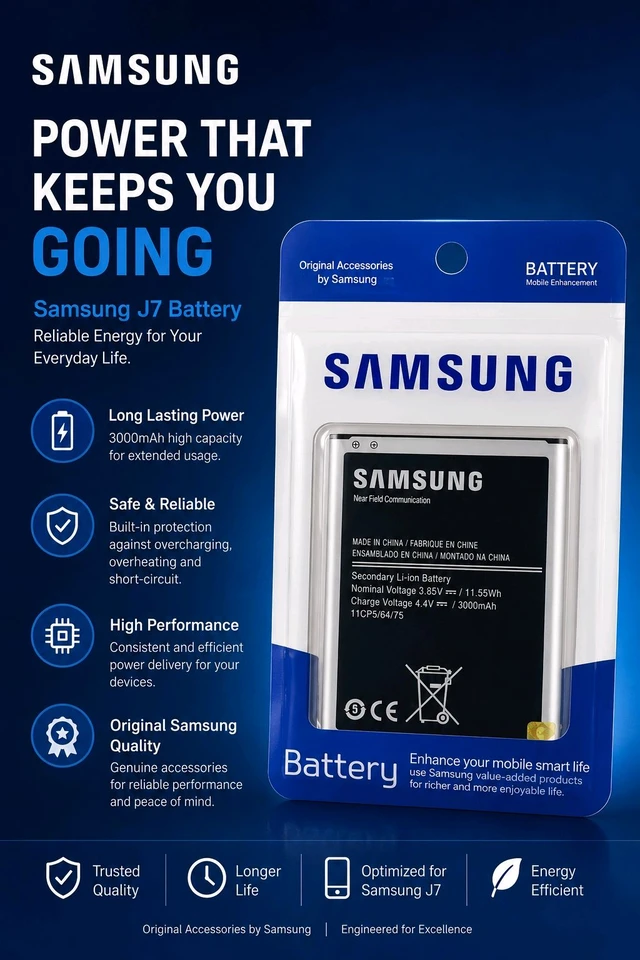 Samsung J7 Battery// 1 Year Warranty 