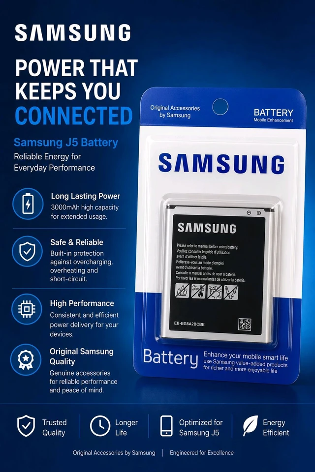 Samsung J5 Battery// 1 Year Warranty 