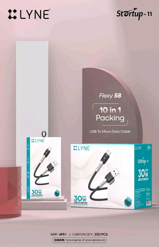 Startup 11 Flexy 58 Usb To Type- C //1 Year Warranty 