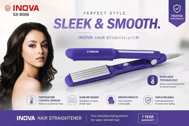 Inova SX-8006 // Inova Hair Straightener 
