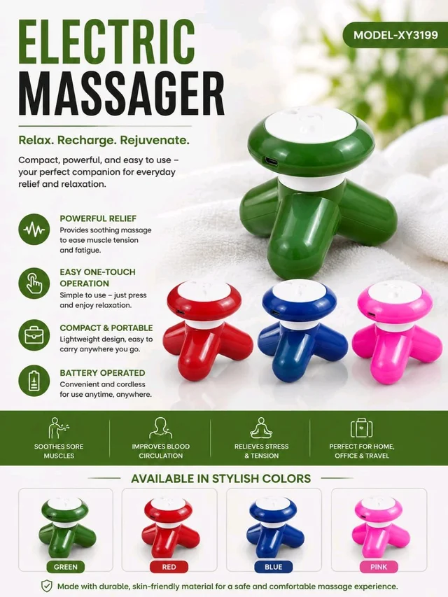 Electric Massager Model- XY3199 