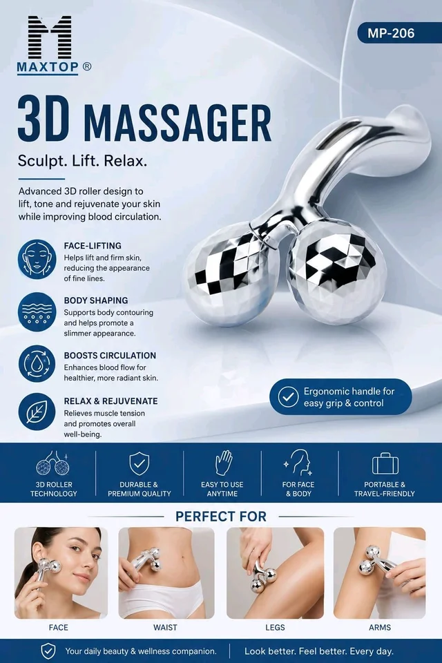 Maxtop 3D Massager MP-206// Sculpt Lift Relax 