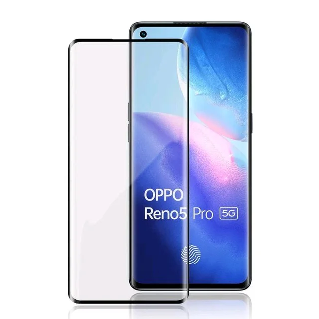 Oppo UV Tempered Glass|Full Glue|9H Hardness 