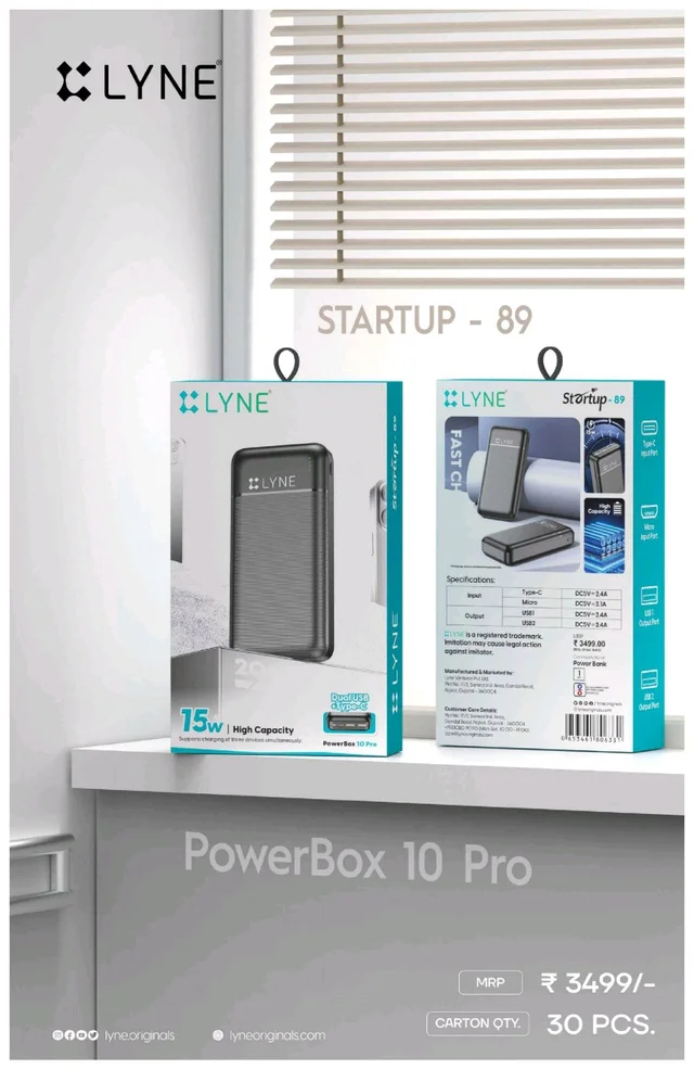 Lyne Power Box 10 Pro 15W | 1 Year Counter Warranty 