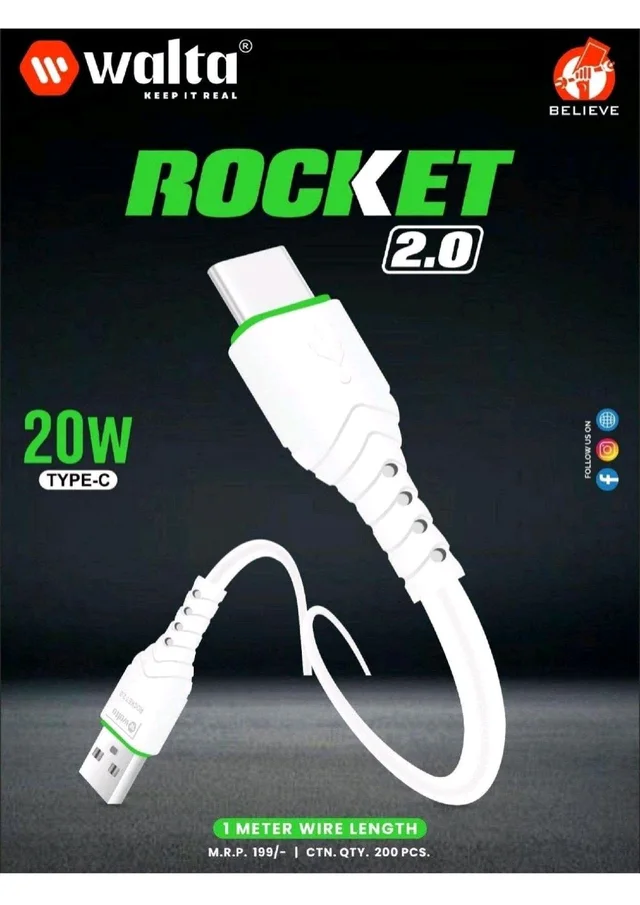 Walta Rocket 2.0 Tc  Data Cable 