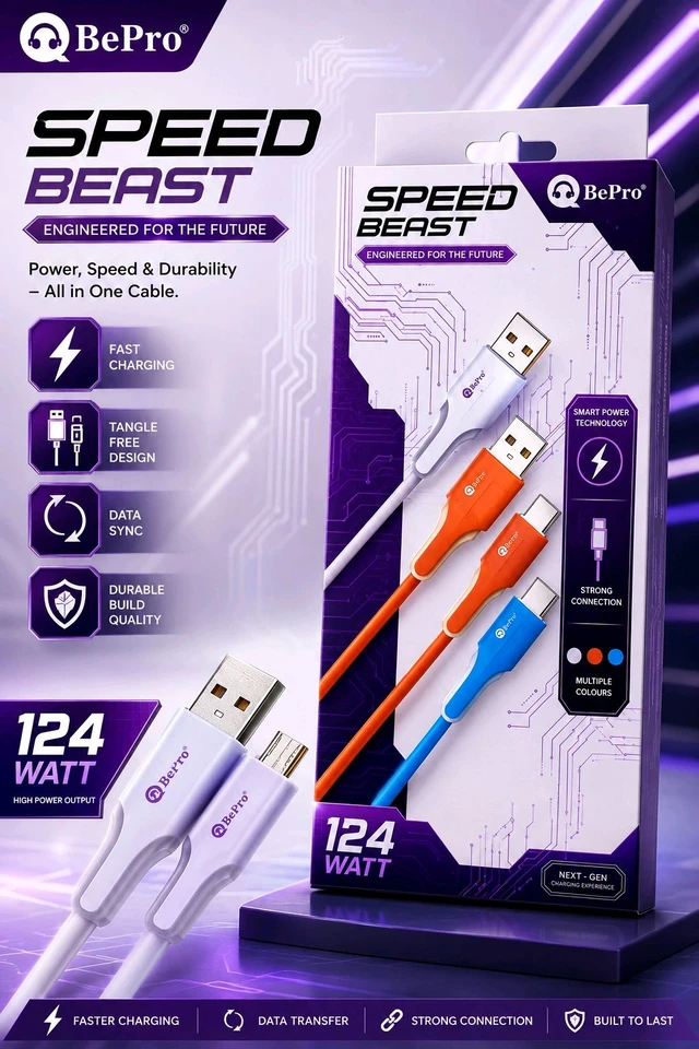 BE PRO SPEED BEAST TC DATA CABLE 