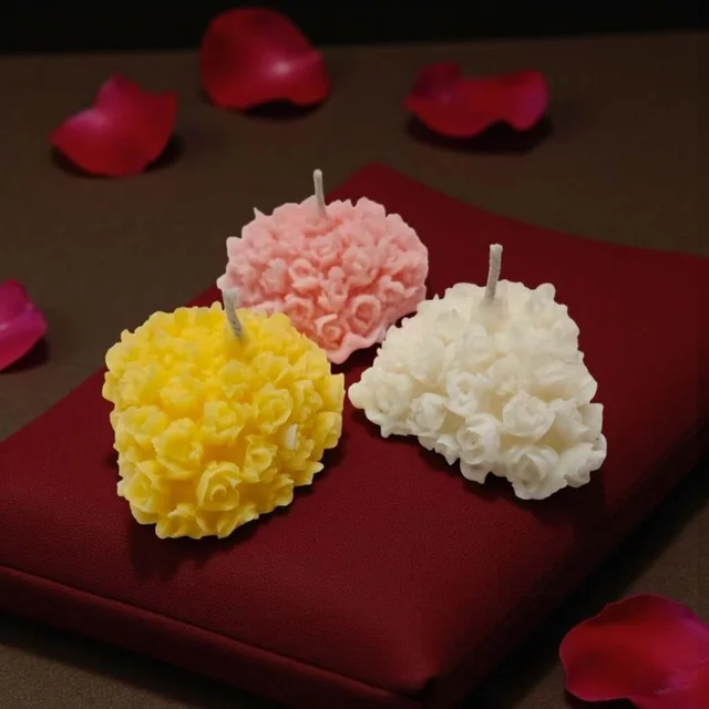 Flower Scented Candle (3 Pcs) - Midnight Jasmine