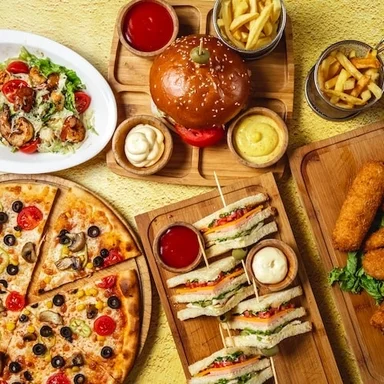 Pizza.Burger.Sandwich & Patties( Fast Food)
