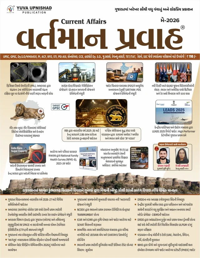 VARTMAN PRAVAH MAY 2026 YUVA UPNISHAD CURRENT AFFAIRS