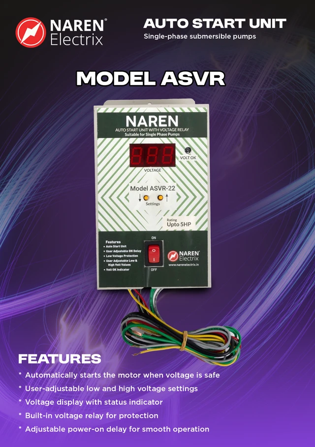 NAREN Electrix l Auto Start Units l Model ASVR - SKU - 47923477
