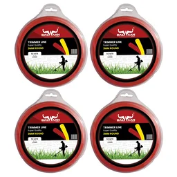 Balwaan Krishi Balwaan TLR -350 Red Brush Cutter Trimmer Line | Round Nylon Trimmer Line Spool For Agricultural & Gardening Brush Cutters | Grass Cutting & Weed Clearing Accessory | MTAK-AC-BR-6054