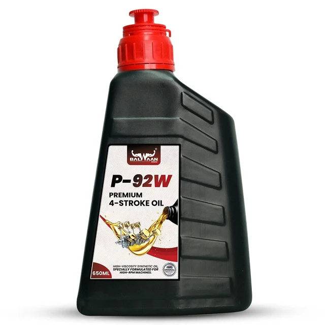 Balwaan Krishi Balwaan P-92W 4 Stroke Engine Oil 650Ml | High Viscosity Synthetic Lubricant Oil For 4-Stroke Garden & Agricultural Machines | MTAK-AC-LU-7354