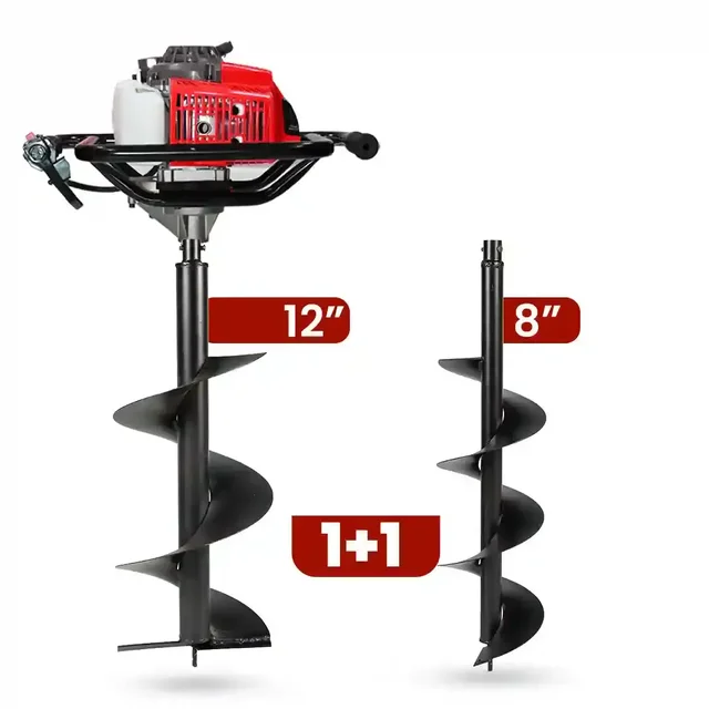 Balwaan Krishi Balwaan BE-63 Tree Planter 63cc 2 Stroke Petrol Engine with Double Gearbox for Hard Soil, Tool Kit & User Manual , Without Bit - MTAK-EN-EA-710