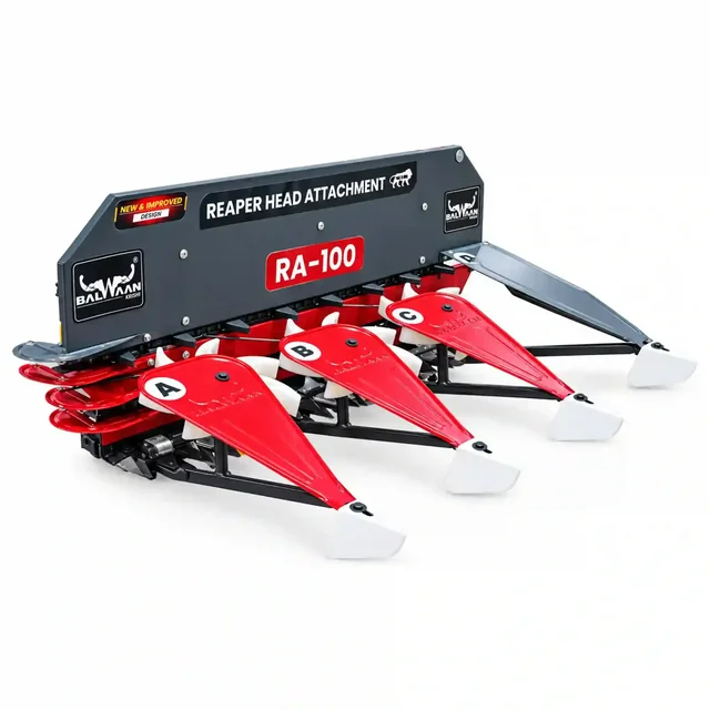 Balwaan Krishi Balwaan RA-100 3 Row Reaper Attachment with New Improved Design for Power Weeder, Compatible with BP-650, BP-700, BP-750E, BP-850 & BP-850E - MTAK-AC-PO-6999