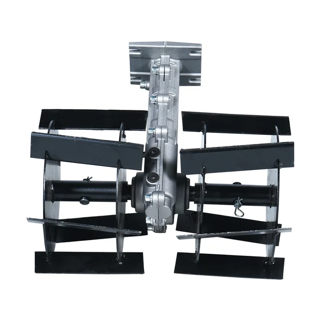 Balwaan Krishi Balwaan BTA-28 Cross Brush Cutter Tiller Attachment | 10" Guide Bar & Chain Cultivator Attachment For Agricultural & Gardening Brush Cutters | Soil Tilling & Weeding Accessory | MTAK-AC-BR-699