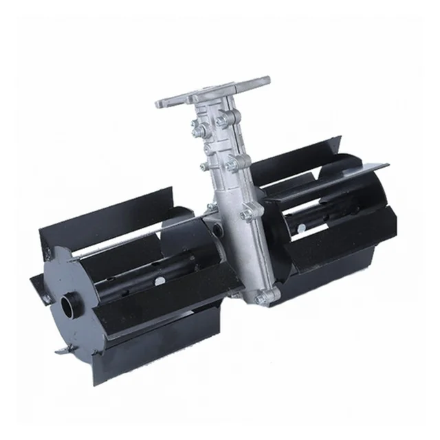 Balwaan Krishi Balwaan BTA-26 Straight Brush Cutter Tiller Attachment | 2 Blade Set & 1 Gear Head Cultivator Attachment For Agricultural & Gardening Brush Cutters | Soil Tilling & Weeding Accessory | MTAK-AC-BR-704