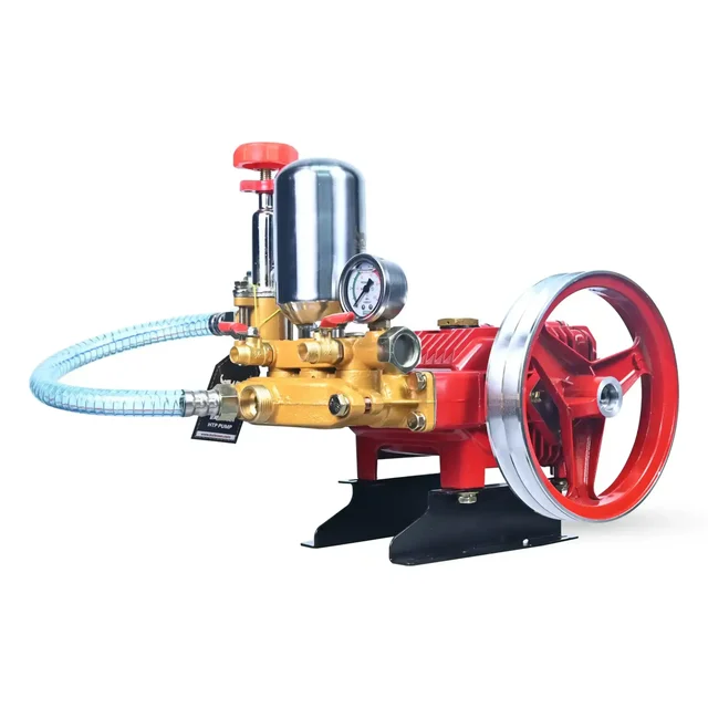 Balwaan Krishi Balwaan BH-22 HTP Pump 2 Mouth 1/4 with 190mm Aluminium Pulley, Wire Overflow Hose, Suction Hose, Accessories Bag & User Manual - MTAK-SP-HT-7045