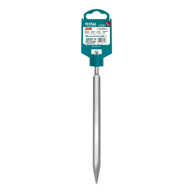 Total Tools TOTAL TOOLS SDS Max Pointed Chisel 18x300mm - TAC1521181