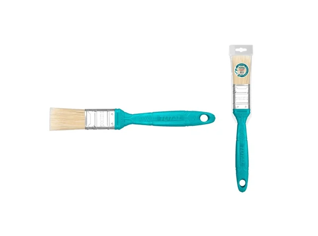 Total Tools TOTAL TOOLS Paint Brush 1 Inch, 45mm Bristle Length, 10mm Thickness, Plastic Handle, For Oil-Based Paint - THT846016