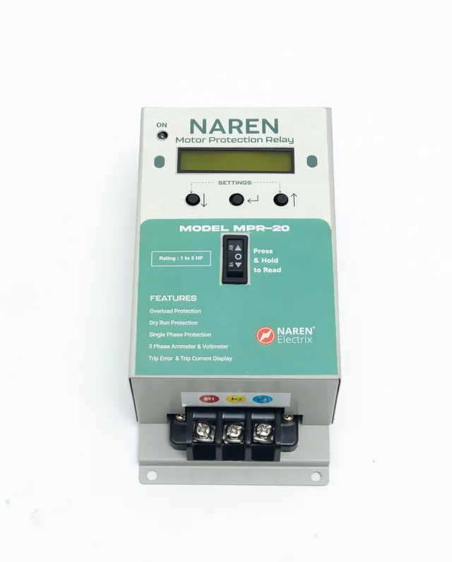NAREN Electrix l Motor Protection Relays l MPR-20 - SKU - 48335573 - 1 to 5HP
