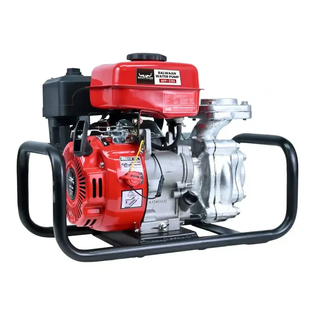 Balwaan Krishi Balwaan WP-22N Premium Monoblock Water Pump 2x2 Inch 87cc 4 Stroke Petrol Engine, Single Cylinder OHV Centrifugal Pumpset - MTAK-EN-WA-6935