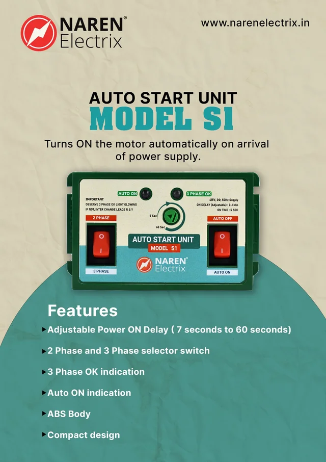 NAREN Electrix l Auto Start Units l Auto Model S1- SKU - 47302844