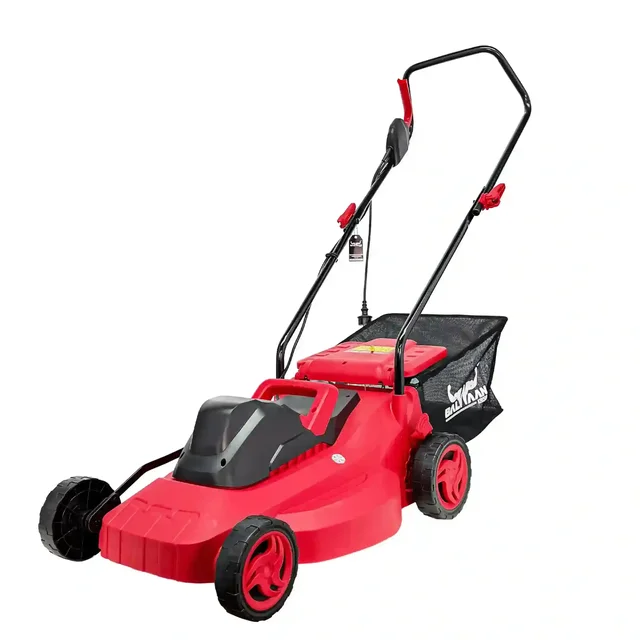 Balwaan Krishi Balwaan LME-230 Electric Lawn Mower 1800W, 16 Inch Cutting Width, Adjustable 25-75mm Cutting Height, High Carbon Steel Blade, Grass Catcher & Foldable Handle - MTAK-EL-LA-7060