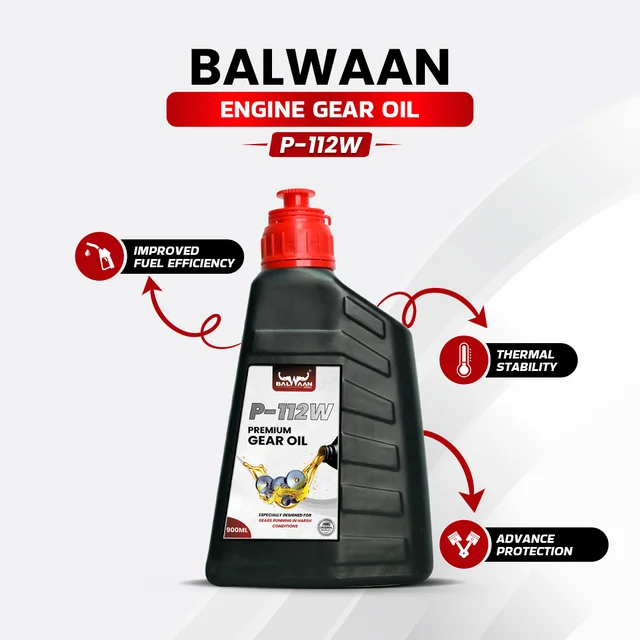 Balwaan Krishi Balwaan P-112W Gear Oil 900Ml | High Viscosity Synthetic Lubricant Oil For Agricultural Machines & Tiller Gearboxes | MTAK-AC-LU-7356