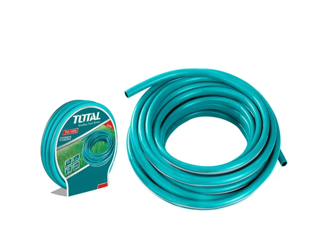 Total Tools TOTAL TOOLS 3/4 Inch PVC Water Hose 50m Light Duty Garden Hose 2.4mm Wall Thickness THPH50341