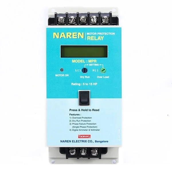 NAREN Electrix l Motor Protection Relays l MPR - SKU - 47356789 - 1 to 5HP