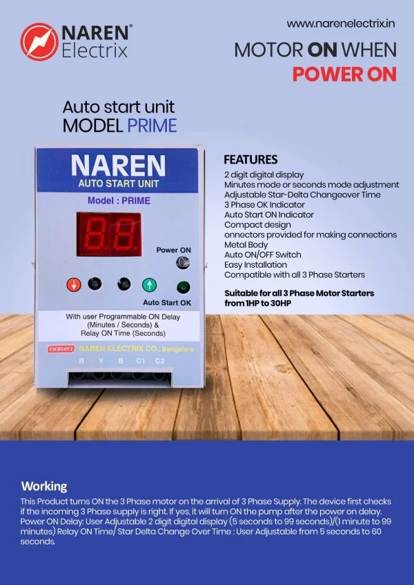 NAREN Electrix l Auto Start Units l Auto Model Prime - SKU - 47302938