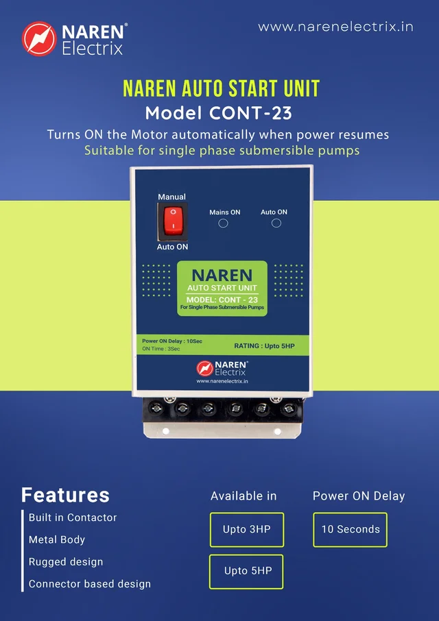 NAREN Electrix l Auto Start Units l Model CONT-23 - SKU - 47356347