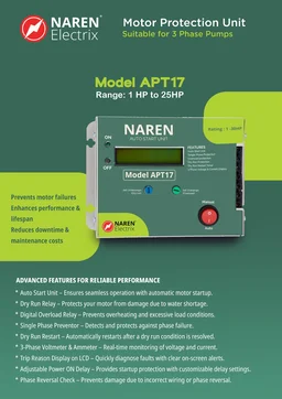 NAREN Electrix l Motor Protection Relays l APT17 - SKU - 47356831
