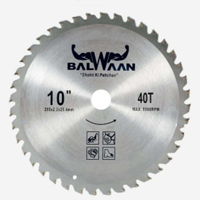 Balwaan Krishi Balwaan 40T-25 Brush Cutter Blade | 40-Tooth Heavy-Duty Steel Cutting Blade Attachment For Agricultural & Gardening Brush Cutters | Weed, Grass & Crop Harvesting Accessory | MTAk-AC-BR-5409