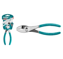 Total Tools TOTAL TOOLS Slip Joint Pliers 8"/200mm, Black Finish & Polished Surface, Professional Hand Tool - THT118082