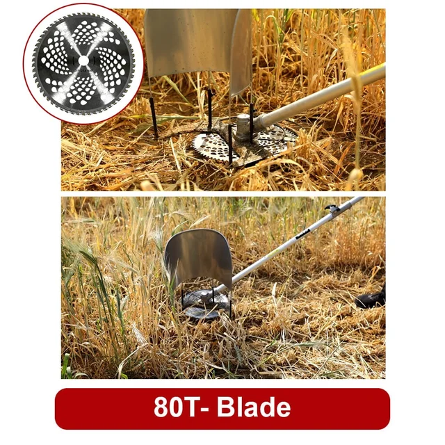Balwaan Krishi Balwaan 80T-15 Brush Cutter Blade | 80-Tooth Professional-Grade Steel Cutting Blade Attachment For Agricultural & Gardening Brush Cutters | Heavy-Duty Crop, Dense Weed & Brush Harvesting Accessory | MTAK-AC-BR-1272