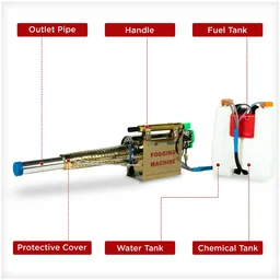 Balwaan Krishi Balwaan TF-180P Petrol Fogging Machine With Battery Start | Petrol-Powered Thermal Fogger With Lithium Battery | Portable Fogging Machine For Agricultural, Pest Control & Disinfection Applications | With Tool Kit, Safety Kit & User Manual | Mtak-En-Fo-6023