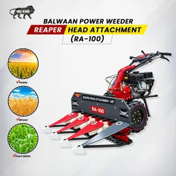 Balwaan Krishi Balwaan RA-100 3 Row Reaper Attachment with New Improved Design for Power Weeder, Compatible with BP-650, BP-700, BP-750E, BP-850 & BP-850E - MTAK-AC-PO-6999