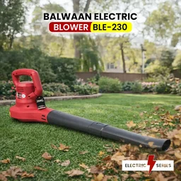 Balwaan Krishi Balwaan BLE-230 Electric Blower 900W Motor, Handheld Leaf Blower with 300 km/h Air Speed, 2 Blow Pipes & User Manual - MTAK-EL-BL-7066