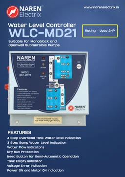 NAREN Electrix l Water Level Controllers l Monoblock, Open Well Pumps WLC-MD21 Monoblock - SKU - 47579168