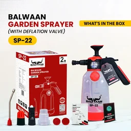 Balwaan Krishi Balwaan SP-22 3-in-1 Manual Garden Sprayer 2 Litre with Measuring Cap, Spray Nozzle, Extendable Spray Lance & Foam Spray Nozzle - MTAK-MA-SP-6936