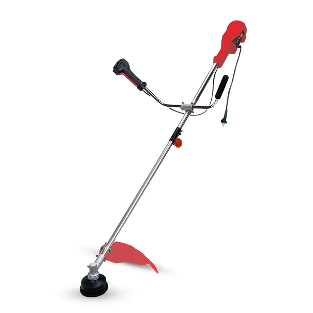 Balwaan Krishi Balwaan BCE-230 Electric Brush Cutter 1400W Motor with Bike Handle, Split Shaft, Trimmer Head for 2mm Nylon Rope, Belt & 7500 RPM - MTAK-EL-BR-7059