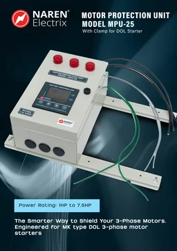 NAREN Electrix l Control Starter & DOL Starters l MPU-25 with Clamp for DOL Starters - SKU - 48511774