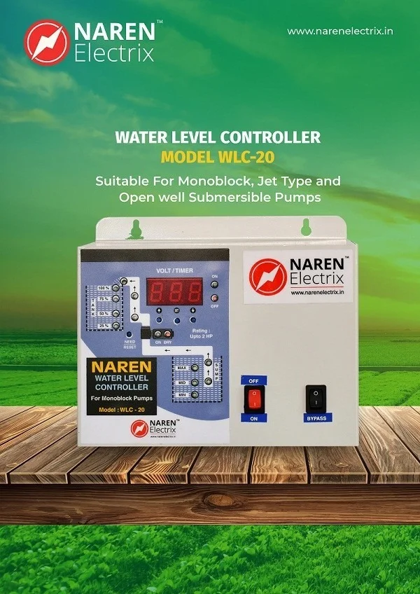 NAREN Electrix l Water Level Controller l Monoblock , Open Well Pumps l WLC-20 Monoblock - SKU - 47312190