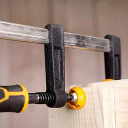 INGCO HFC020501 F Clamp 50x150mm | 170kg Max Clamping Force | 5x15mm Iron Bar | Plastic Handle