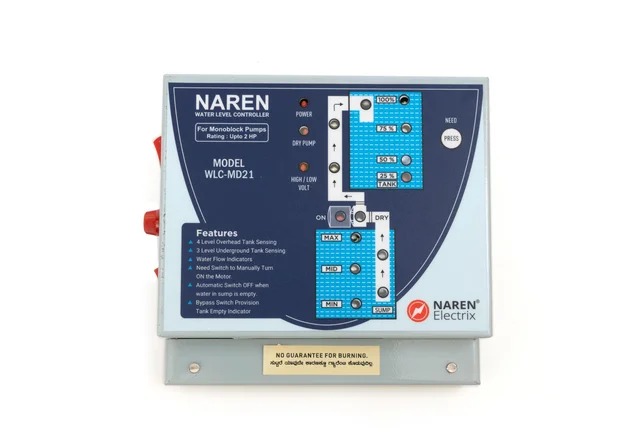 NAREN Electrix l Water Level Controllers l Monoblock, Open Well Pumps WLC-MD21 Monoblock - SKU - 47579168