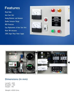 NAREN Electrix l Control Stater l Single Phase Sub Pumps l Analog l SPRG with Auto - SKU - 47605491 - 1 HP