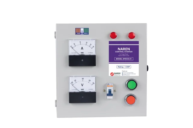 NAREN Electrix l Control Starters l Single phase sub pumps l Analog l SPECO21 - SKU - 47603881 - 1 HP