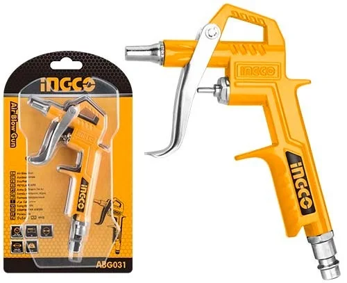 INGCO ABG031-3 Air Blow Gun | 16mm Nozzle Length | Nitto Type Connector | Pneumatic Air Blower Tool