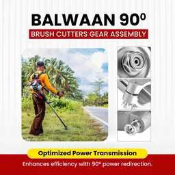 Balwaan Krishi Balwaan BGA-90 90 Degree Gear Assembly | Replacement Gearbox Head For Agricultural & Gardening Brush Cutters | Heavy-Duty Power Tool Spare Part & Accessory | MTAK-AC-BR-5671